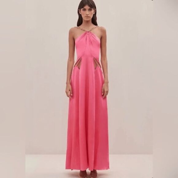 CULT GAIA  Althea Silk Blend Gown Large - Picture 4 of 10